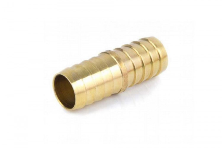 Соединитель шлангов, латунь, 15мм