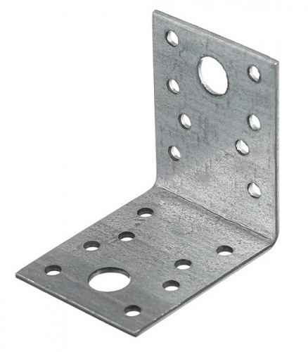 Крепежный уголок оцинкованный 70х70х55х2мм