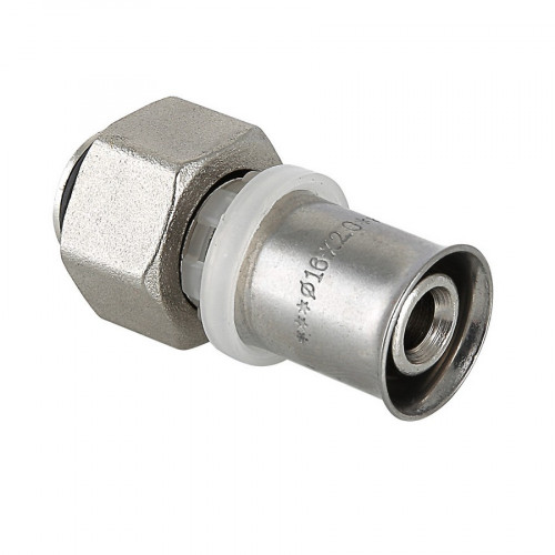 Соединитель коллекторный 16(2)х1/2" пресс Valtec VTc.712.N.1604