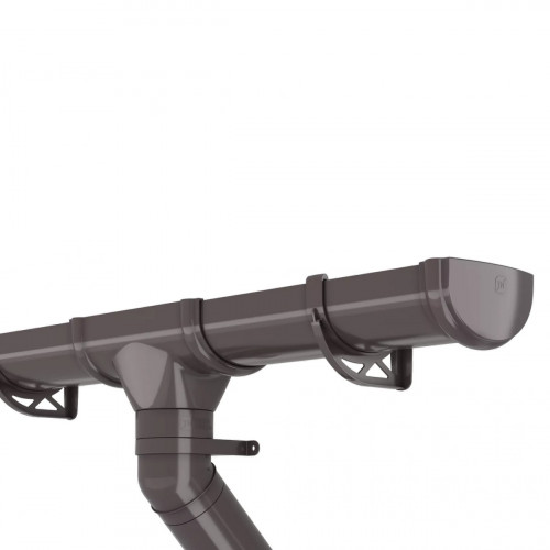 Колено водоотводное 135 ПВХ, Серый Оптима Технониколь 066397