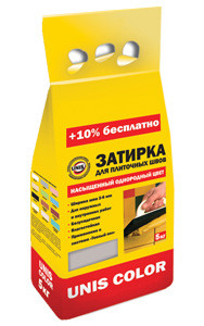 Затирка ЮНИС, (белая) 5кг