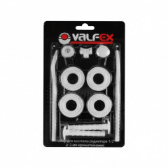 Комплект монтажный для радиаторов 1/2&quot; с 2 кронштейнами