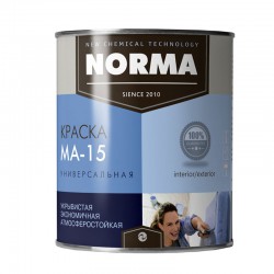 Краска МА-15 ГОСТ масляная для дерева и металла, Сурик железный Norma Novocolor 1кг