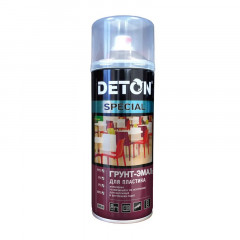 Эмаль аэрозольная для пластика, белая 520мл Deton Special DTN-A07588