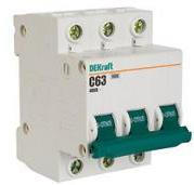 Выключатель автоматический 3п 25А