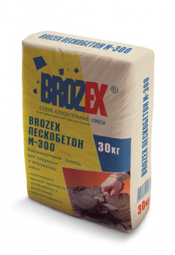 Пескобетон М-300, Brozex 30кг