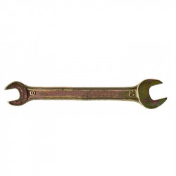Ключ гаечный рожковый 8х10мм, желтый цинк Сибртех 14303