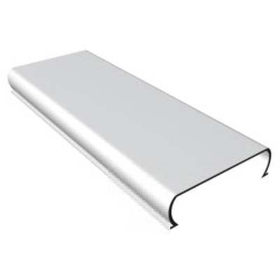 Рейка с закрытыми стыками OMEGA А100АТ металлик матовый 4м Албес