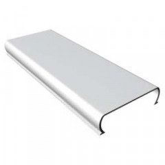 Рейка с закрытыми стыками OMEGA А100АТ металлик матовый 4м Албес