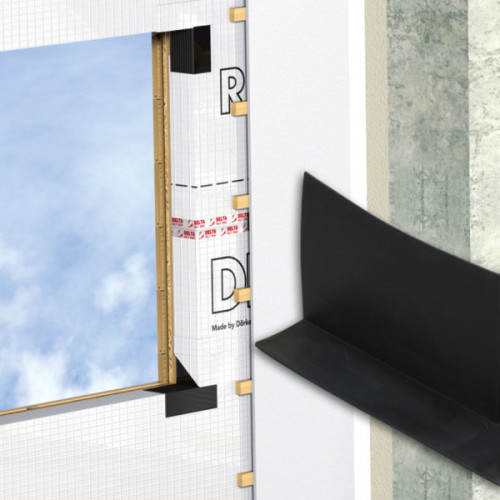 Термопластичный эластомер DELTA FAS CORNER для углов оконных и дверных проёмов, 100х150х190 мм.