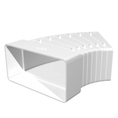 Колено плоское разноугловое 60х120мм 612КРП ERА