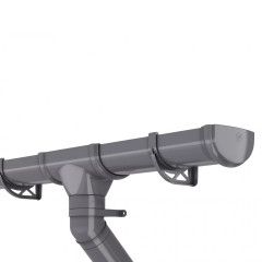 Кронштейн желоба металл, Серый Оптима Технониколь 067120