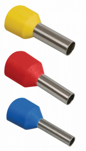 Наконечник штыревой НШВИ 1,5-8 для провода 1,5мм2, 100шт