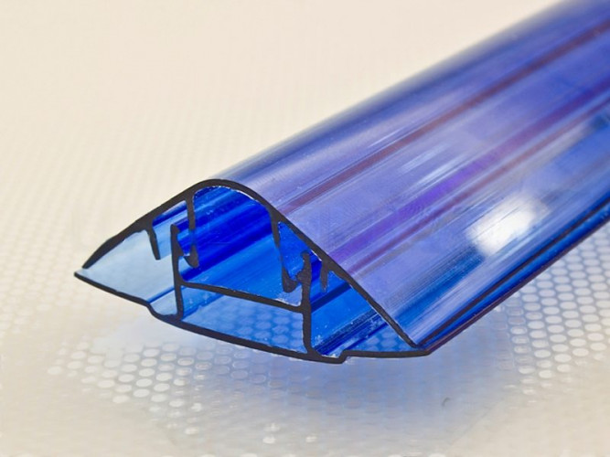 Профиль соединительный разъемный НCР 6-10мм Синий L=6м, Кронос