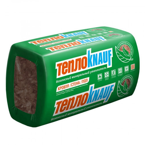 Утеплитель Тепло Кнауф для кровли и стен TS 036 (100х610х1230мм) 8шт, 6м2 (0,6м3) KNAUF
