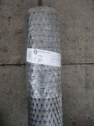 Сетка ЦПВС-40 черная средняя (1х25)м