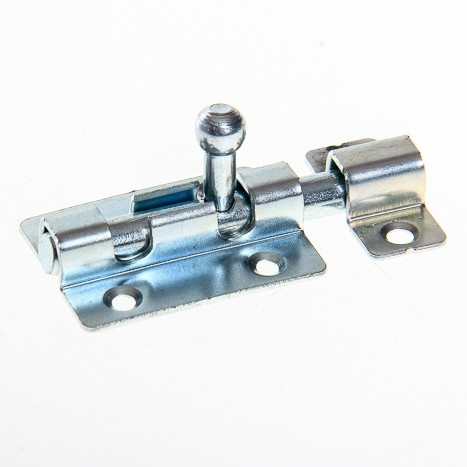 Задвижка дверная (шпингалет) цинк ЗТ-4, L=57мм