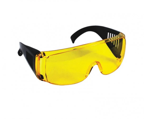 Очки защитные с дужками желтые (линзы поликарбонат, дужки ПВХ) Дельта 20340