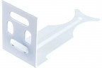 Кронштейн для радиатора угловой универсальный белый