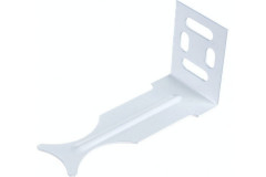 Кронштейн для радиатора угловой универсальный белый