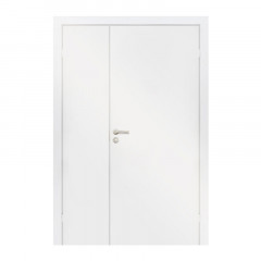 Дверь полотно + ответная часть 1200 (900+300) без притвора крашенное Белое Олови