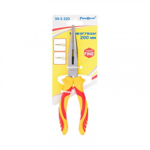 Тонкогубцы 200мм HCS двухкомпонентные рукоятки Fine РемоКолор 34-5-320