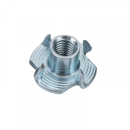 Гайка мебельная врезная М5х8 DIN1624, оцинкованная, 1шт