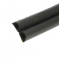 Уплотнитель самоклеящийся черный Remontix D40 14х12мм, 40м