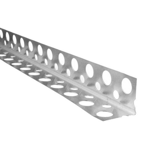 Профиль угловой перфорированный 20х20мм, 3м алюминиевый
