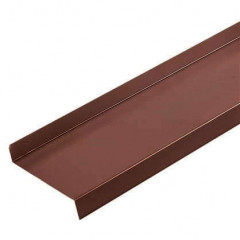 Отлив оконный оцинкованный коричневый 190х2000мм