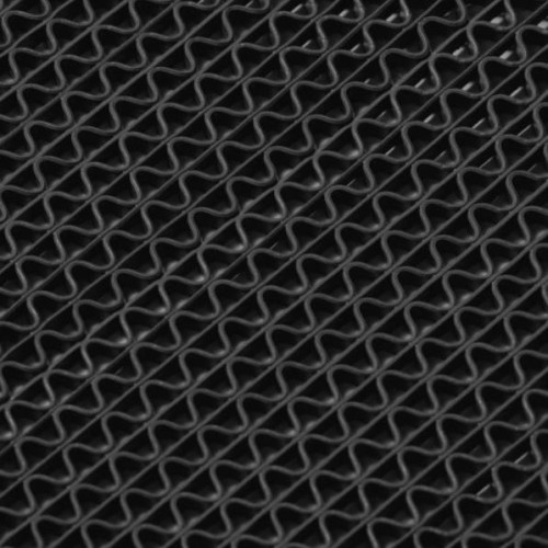 Грязезащитное покрытие ПВХ ЗигЗаг (zig-zag) 0.9х15м 5.5мм, черный