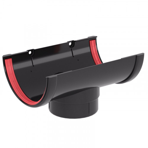 Воронка желоба ПВХ, Графит Grand Line Standart D120/90