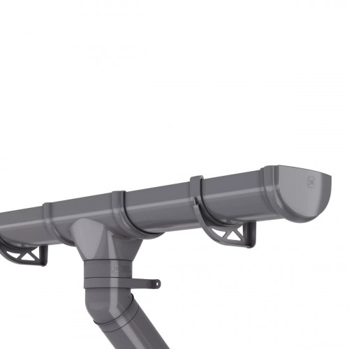 Кронштейн желоба ПВХ, Серый Оптима Технониколь 066398