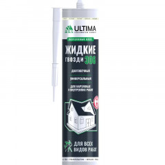Жидкие гвозди Ultima 306 клей каучуковый универсальный коричневый 360 г