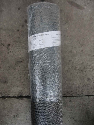 Сетка ЦПВС-40 оцинкованная мягкая (1х24)м