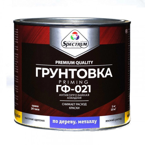 Грунт по металлу ГФ-021 серый Spectrum 7кг