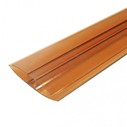 Профиль соединительный неразъемный НР 10мм Терракот L=6м, Новаттро