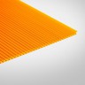 Поликарбонат 2100х6000х4мм (оранжевый) UltraPlast 0,47кг/м2 пленка с 1 стороны