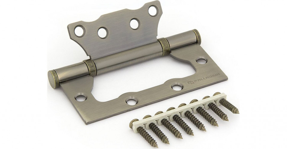 Петля бабочка накладная 2ВВ-100 AB Античная бронза Palladium