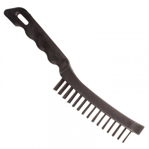 Щетка проволочная 6 рядная пластиковая, толщина проволоки 0,33мм, 260мм РемоКолор 11-1-016