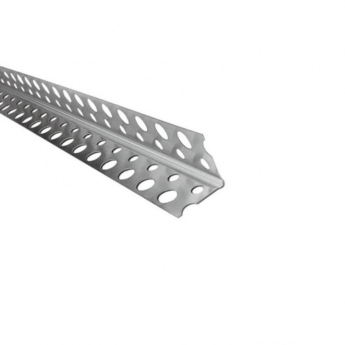 Профиль угловой перфорированный 25х25мм, 3м алюминиевый