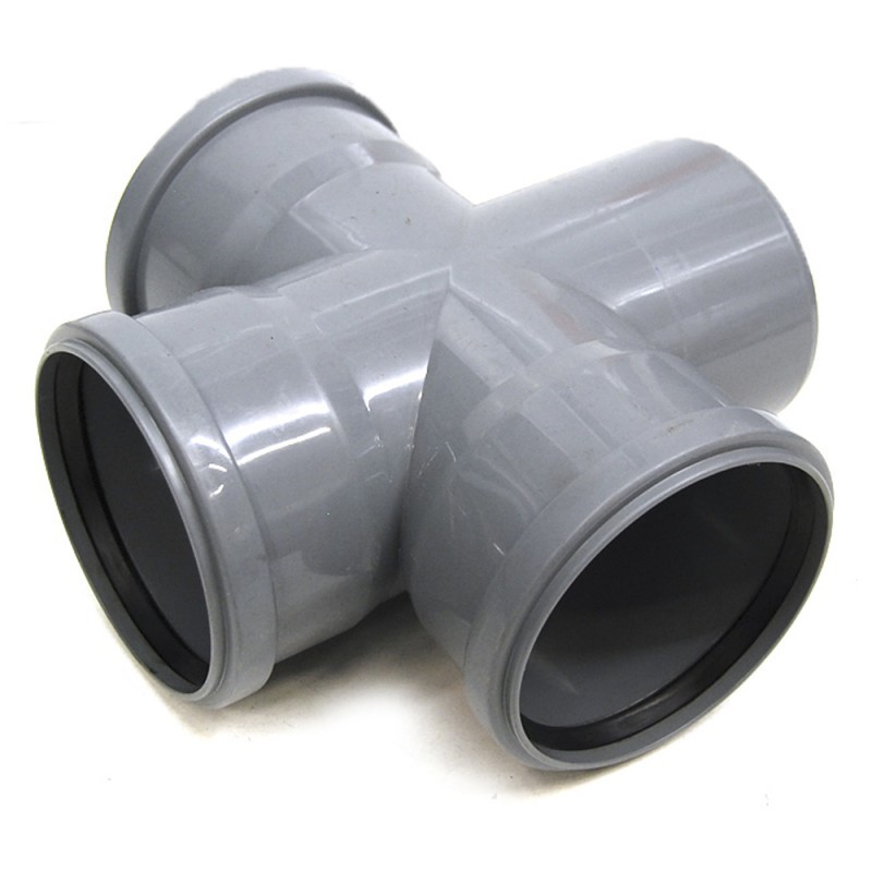 Крест канализационный 110*110*110мм, 90 градусов купить в Екатеринбурге ...