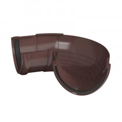 Угол желоба регулируемый ПВХ 90-150гр. Коричневый Технониколь 525372