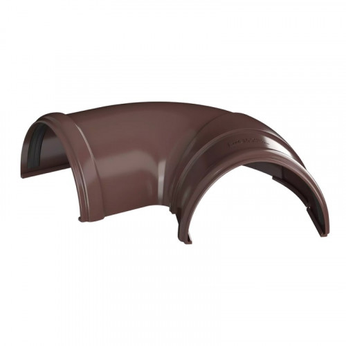 Угол желоба регулируемый ПВХ 90-150гр. Коричневый Технониколь 525372