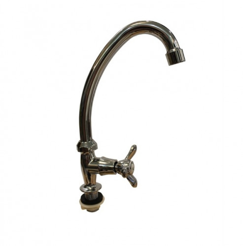 Смеситель для умывальника эконом моно d7004-x120 Dikalan