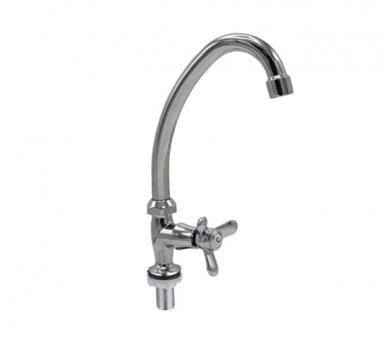 Смеситель для умывальника эконом моно d7004-x120 Dikalan