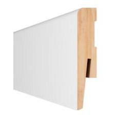 Плинтус под покраску Loctike 102 (MP0801) белый 2420х80х15мм, Arbiton