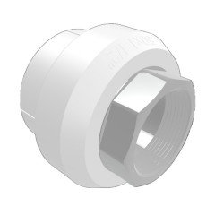 Муфта комбинированная 50мм*1 1/2 дюйма под ключ, внутренняя резьба Valtec VTp.706.0.05008