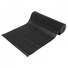 Грязезащитное покрытие ПВХ ЗигЗаг (zig-zag) 0.9х15м 4.5мм, черный