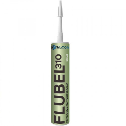 Клей монтажный для декора SilaCor Flubel 310 белый, 380гр